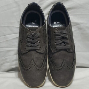 Ben Sherman grey perforated oxford style rubber sole shoes